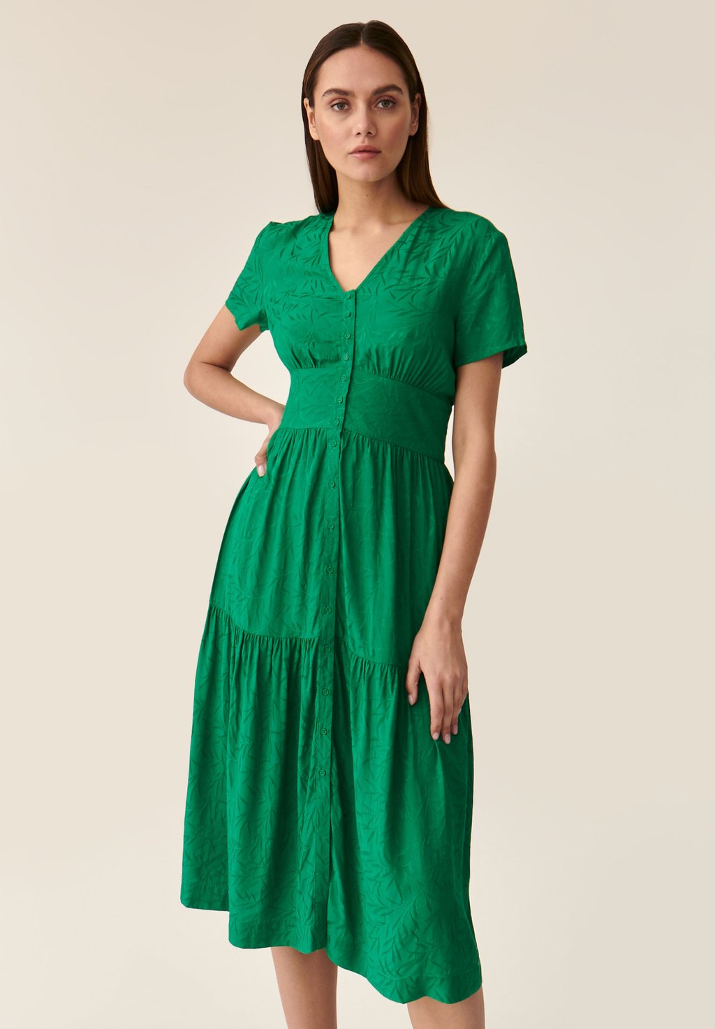 Платье-рубашка TATUUM, зеленый платье рубашка lili tatuum черный