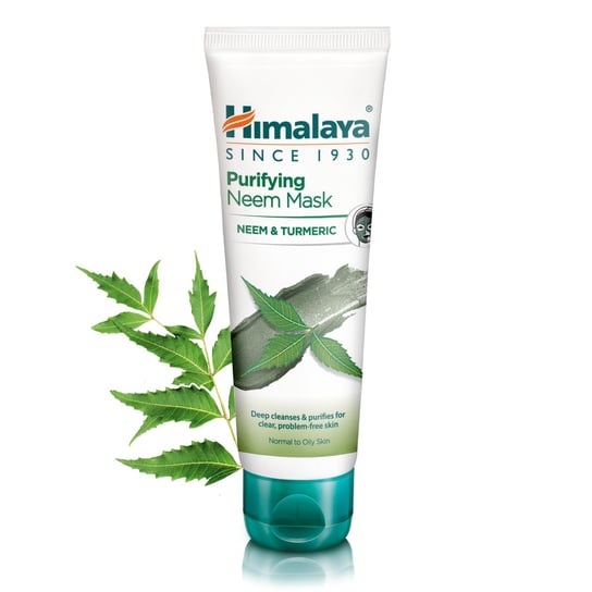 

Маска для лица с нимом, антибактериальная и очищающая, 75 мл Himalaya Herbals