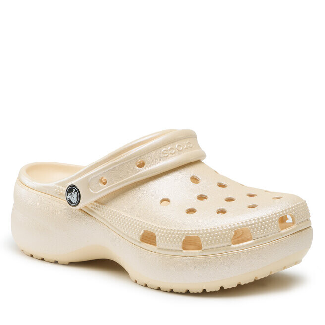 

Шлепанцы Crocs CrocsClassic Platform, бежевый