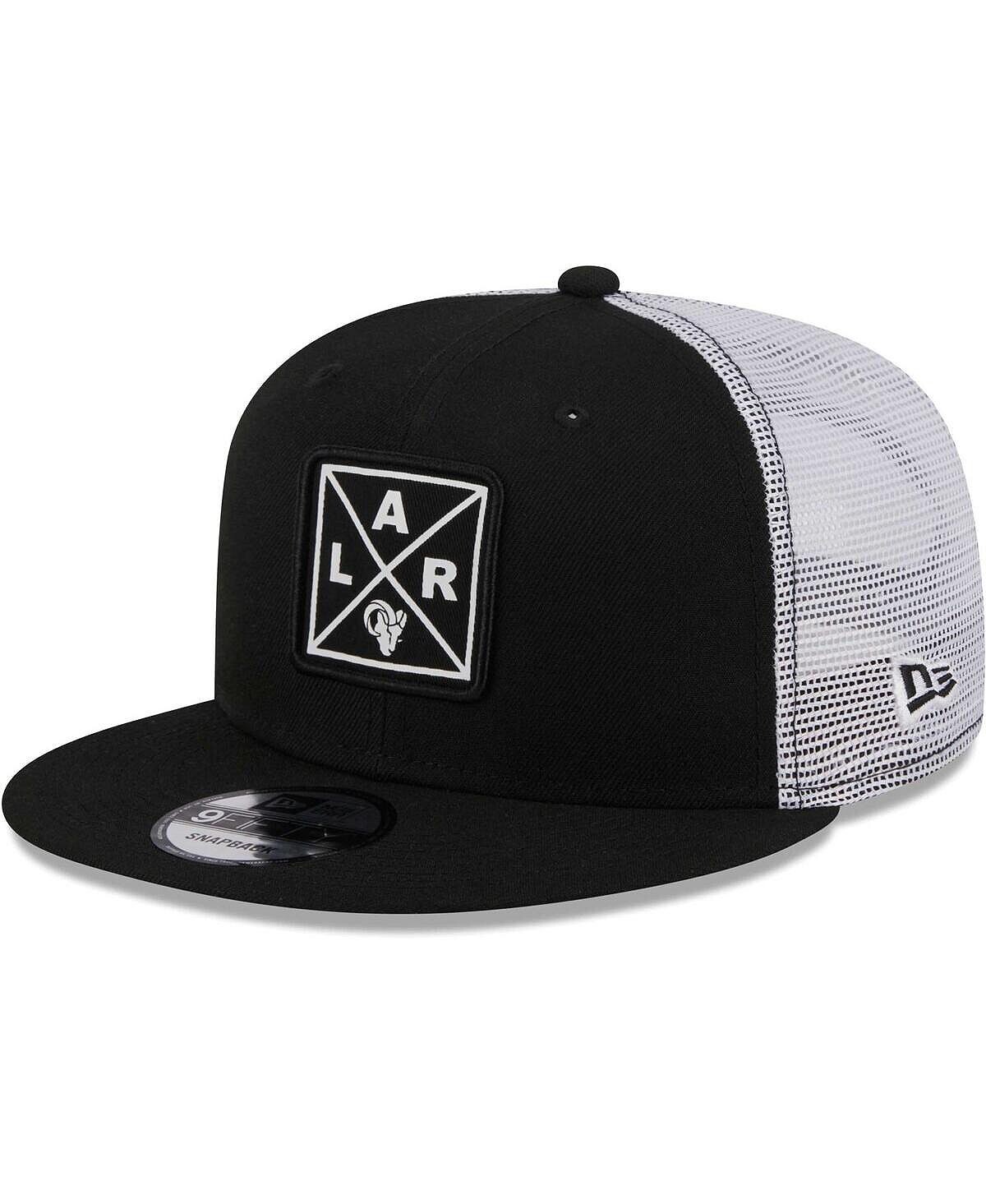 

Мужская черная кепка Los Angeles Rams Quad II 9FIFTY Trucker Snapback New Era
