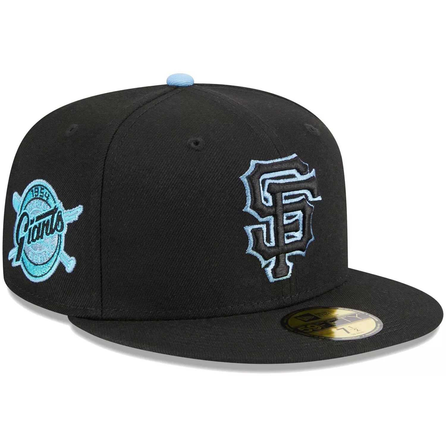 

Мужская облегающая шляпа New Era Black San Francisco Giants пастельного цвета 59FIFTY