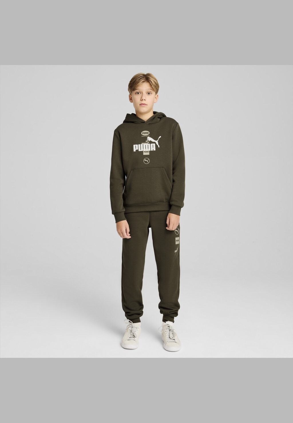 

Толстовка с капюшоном POWER GRAPHIC Puma, зеленый