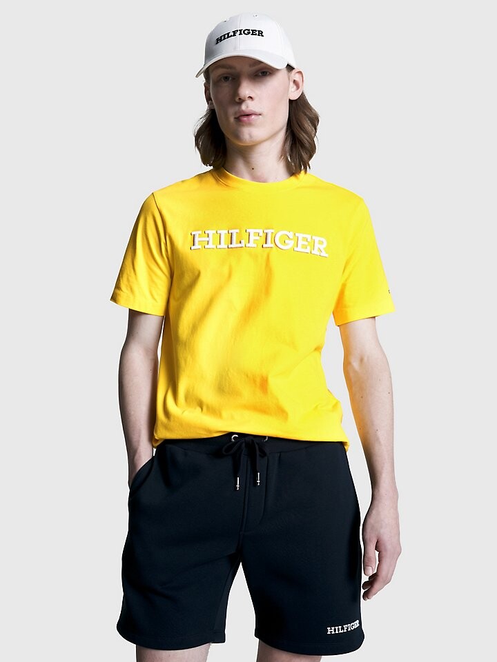 

Футболка с вышитым логотипом Hilfiger Tommy Hilfiger