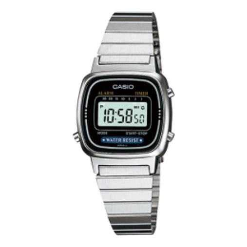 casio unisex led quartz digital watch b640wd 1avdf 35 mm silver Часы CASIO Quartz Waterproof Unisex Silver Digital, цвет silver