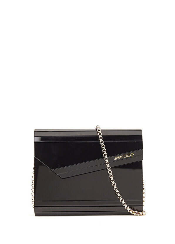 

Черная женская сумка с логотипом Jimmy Choo