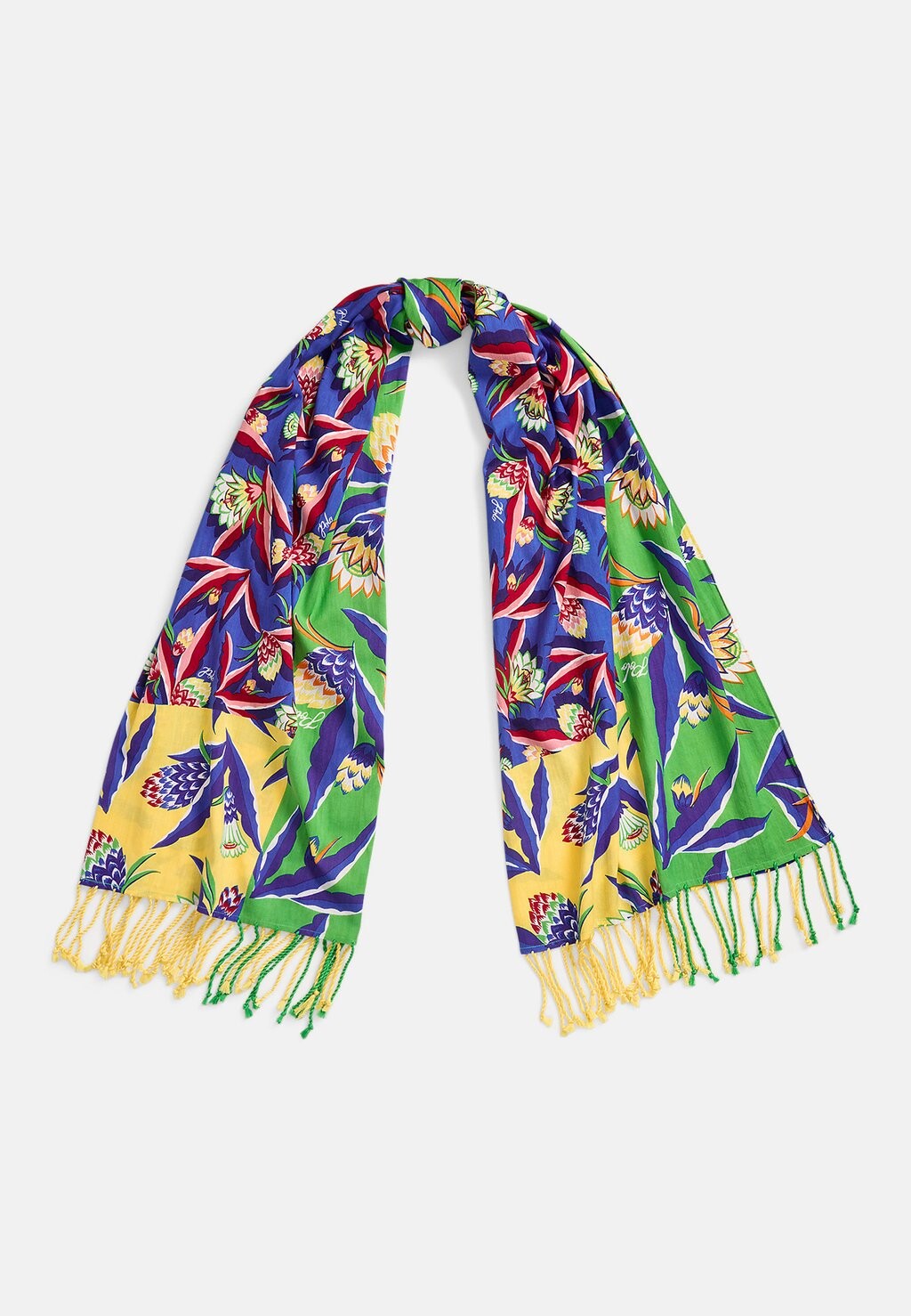 

Шарф Tropcal Scarf Oblong Polo Ralph Lauren, цвет bright multi