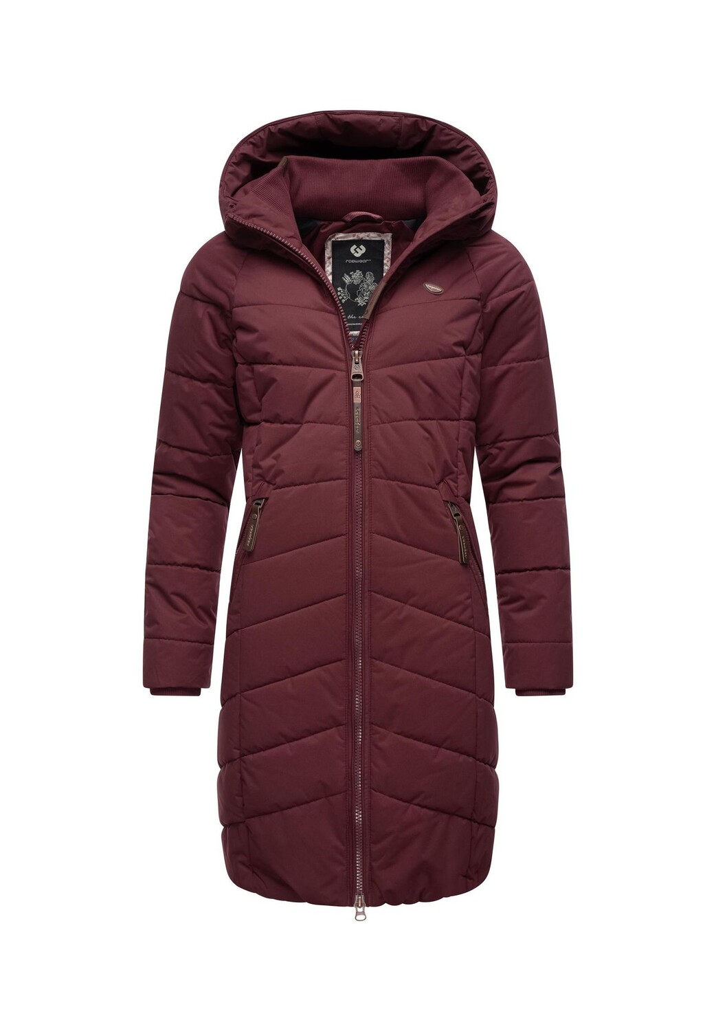 

Стеганое пальто Dizzie Coat Ragweartm, цвет Wine Red