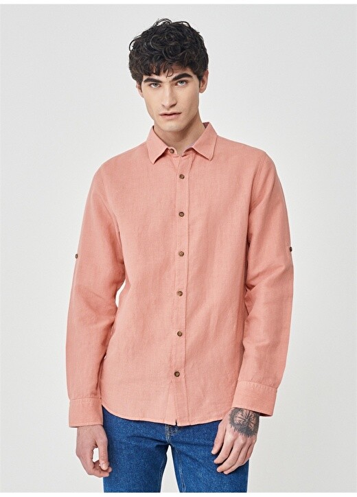 

Розовая мужская рубашка Regular Fit Lee