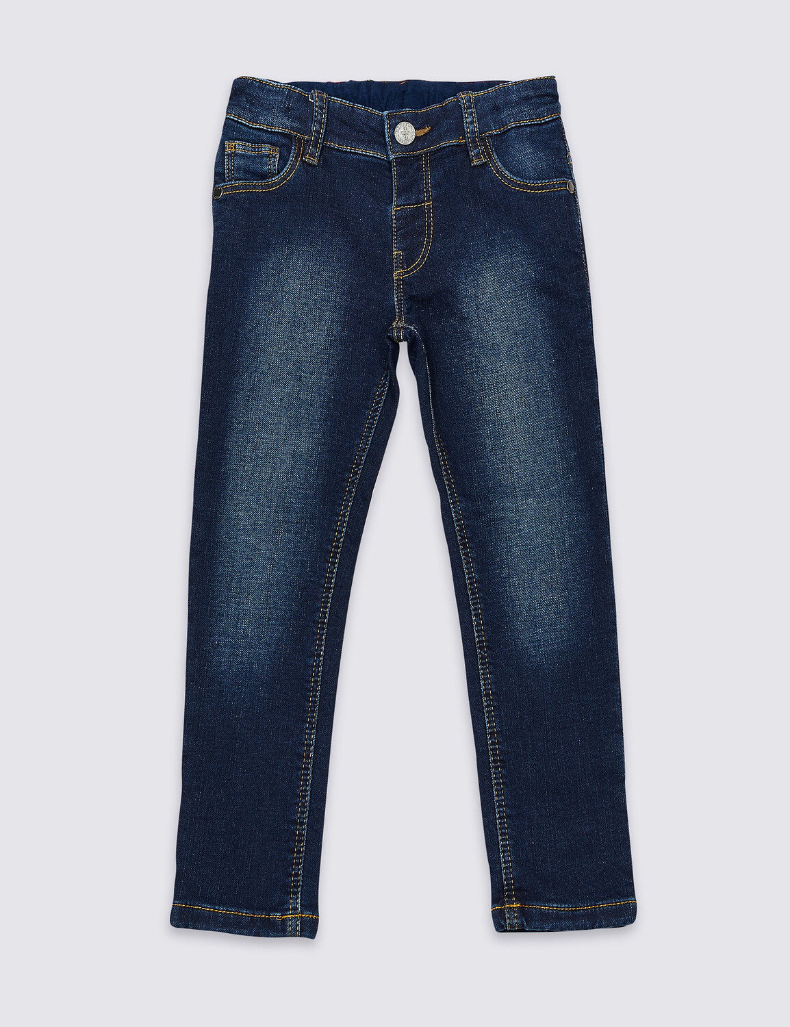 

Джинсы скинни (2–7 лет) Marks & Spencer, темный деним