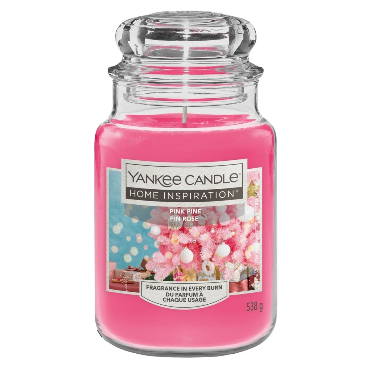 Ароматическая Свеча Yankee Candle Home Inspiration Pink Pine, 538 гр yankee candle home inspiration sugar blossom большая ароматическая свеча 538 г