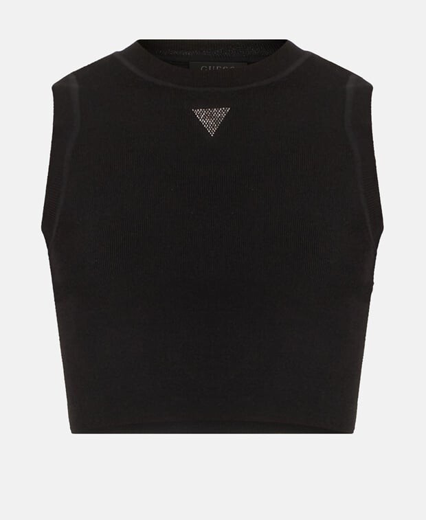 

Топ без рукавов Guess, черный