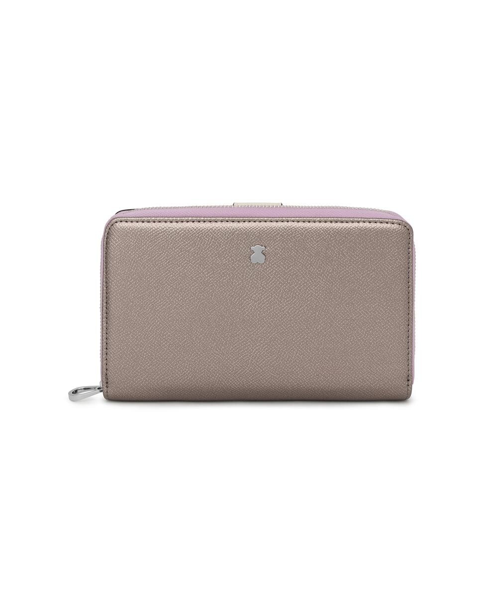 

Новый женский кошелек Dubai Saffiano Medium Taupe Tous, серо-коричневый