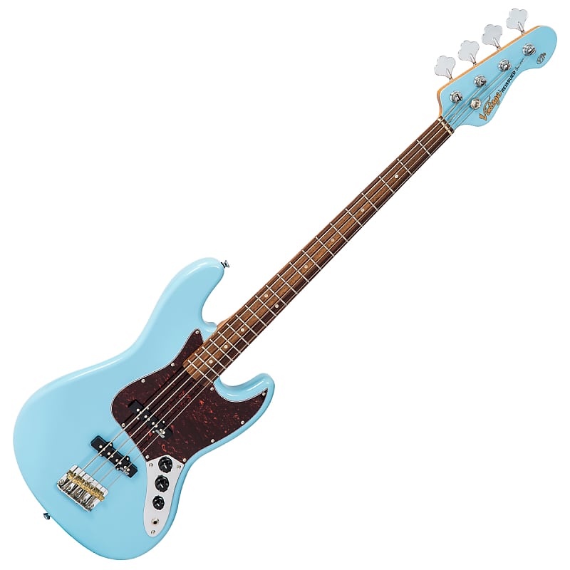 Басс гитара Vintage VJ74 Reissued 4 String Bass ~ Laguna Blue цена и фото