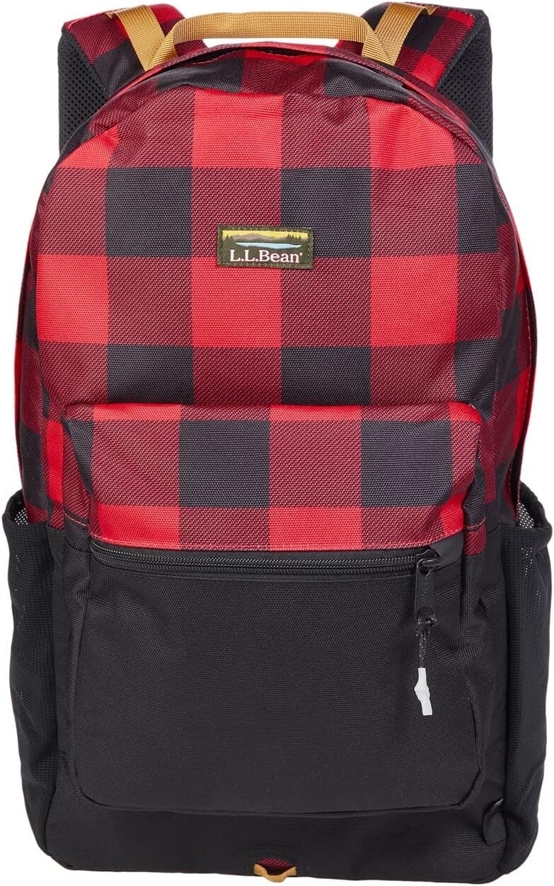 

Рюкзак Mountain Classic Cordura Pack Print L.L.Bean, цвет Black/Red Buffalo