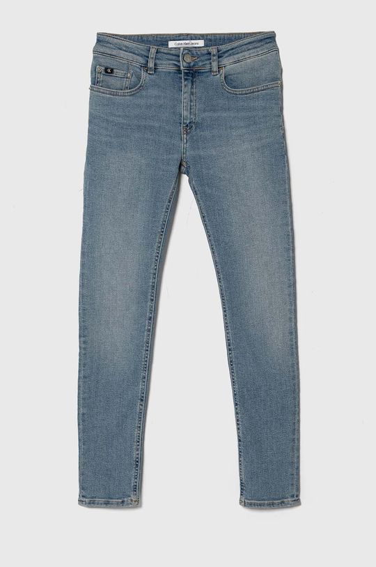 Детские джинсы Calvin Klein Jeans, синий джинсы скинни calvin klein jeans размер 32 синий