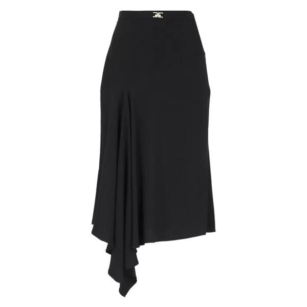 

Юбка crepe skirt Elisabetta Franchi, черный