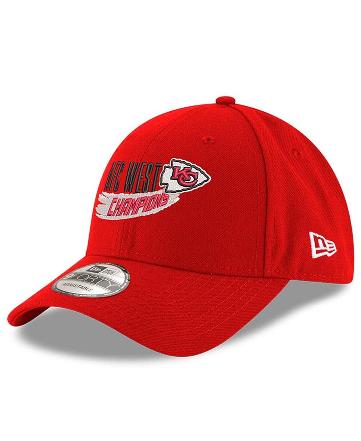

Мужская красная регулируемая кепка Kansas City Chiefs 2022 AFC West Division Champions 9FORTY New Era