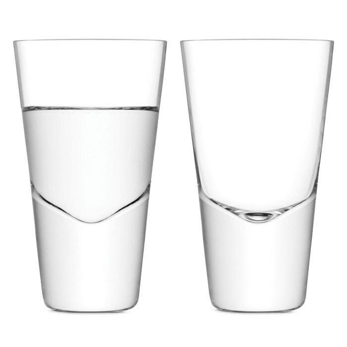 

Стакан для водки LSA Bar, набор из 2 шт, белый