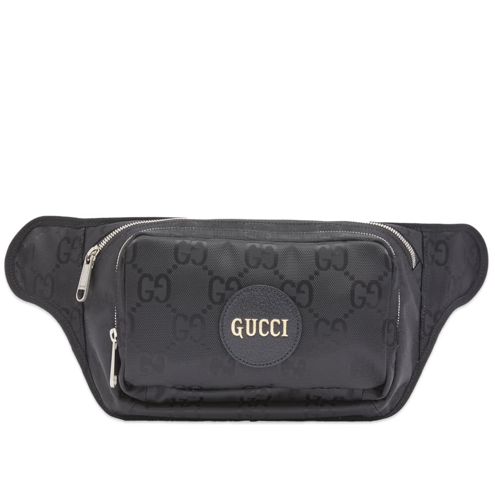 

Поясная сумка из нейлона с логотипом Gucci, черный