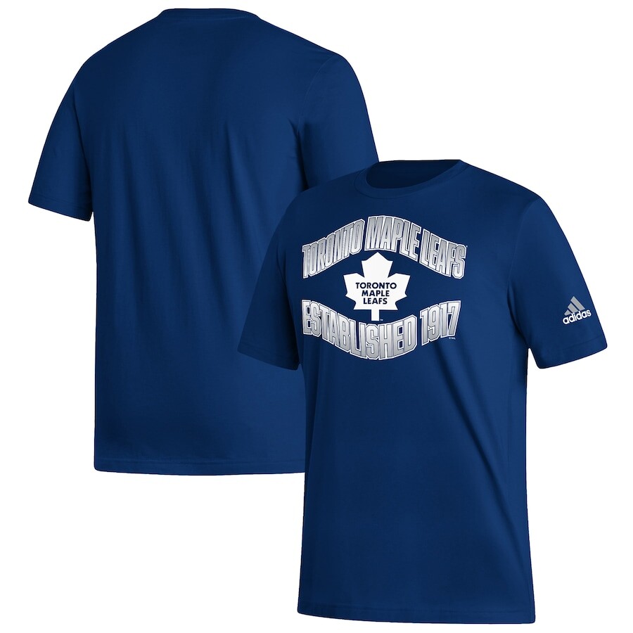 

Футболка с коротким рукавом adidas Toronto Maple Leafs, синий