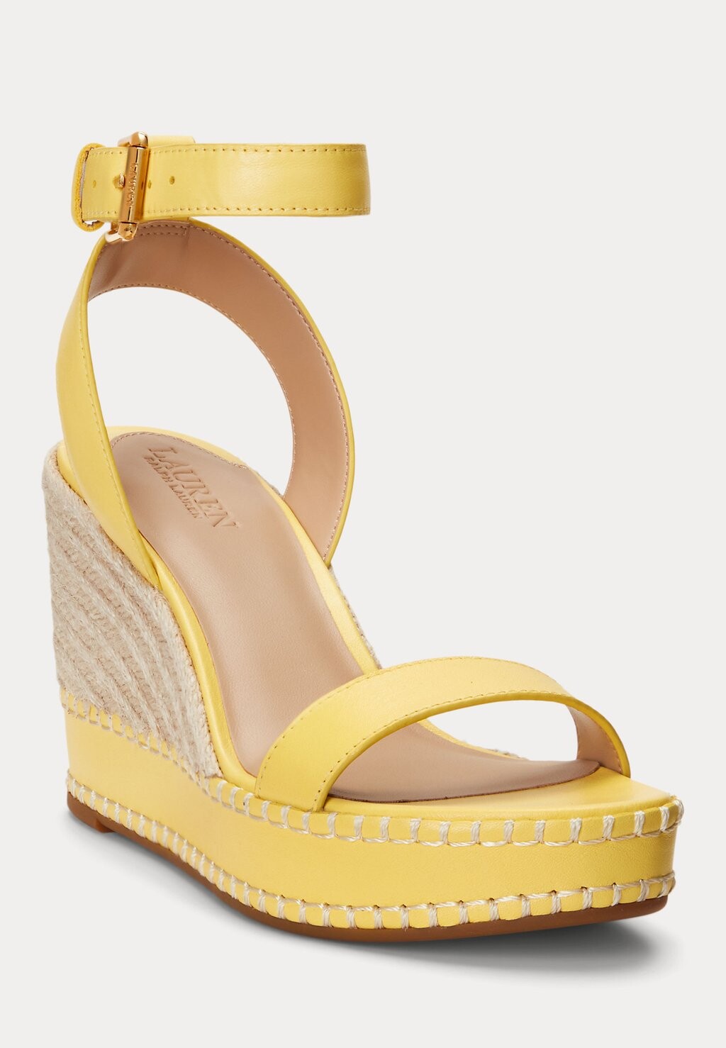 

Эспадрильи HILARIE NAPPA LEATHER ESPADRILLE Ralph Lauren, желтый