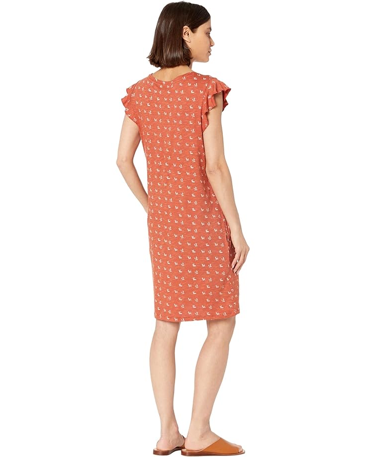 Платье Toad&Co Rufflita Short Sleeve Dress, цвет Picante Geo Print