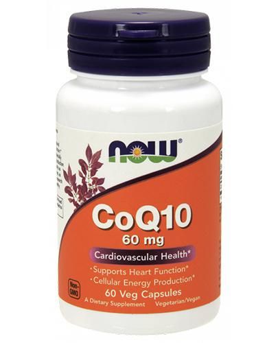 Коэнзим Q10 в капсулах Now Foods CoQ10 60 mg, 60 шт now foods coq10 with hawthorn berry 100 mg коэнзим q10 в капсулах 180 шт