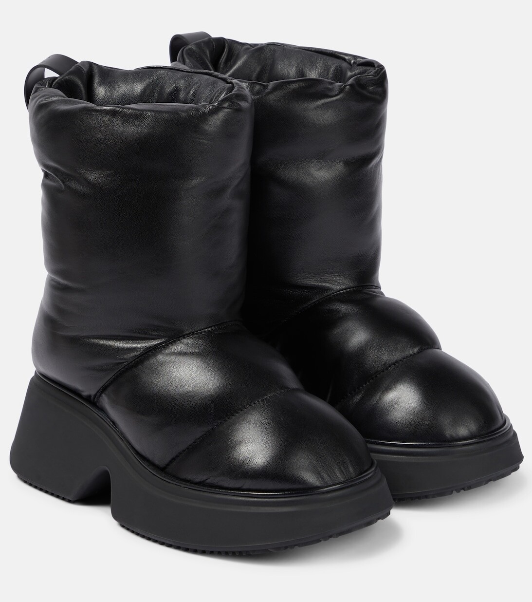 

Утепленные кожаные ботинки Loewe, черный
