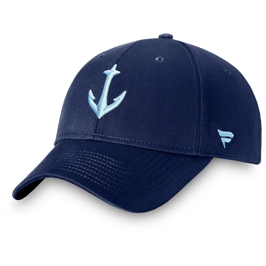 

Бейсболка Fanatics Branded Seattle Kraken, синий