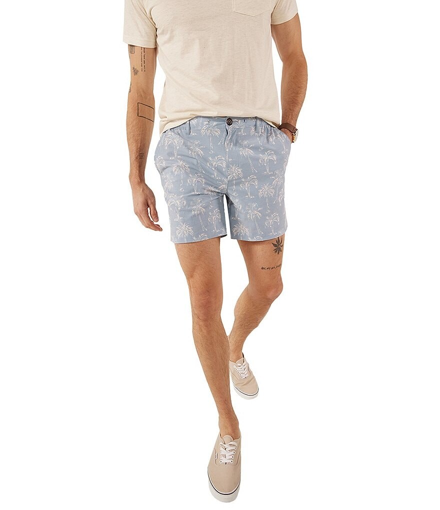 

Chubbies Basils Everywear 6Шорты с принтом по внутреннему шву, синий