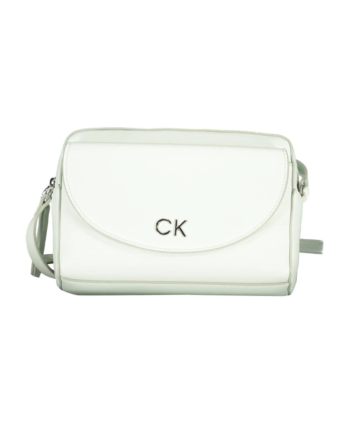 

Сумка через плечо с молнией и логотипом. Calvin Klein, зеленый