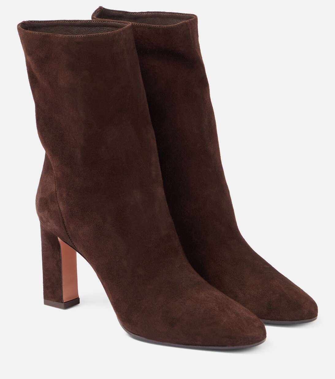 

Замшевые ботильоны Manzoni Aquazzura, коричневый