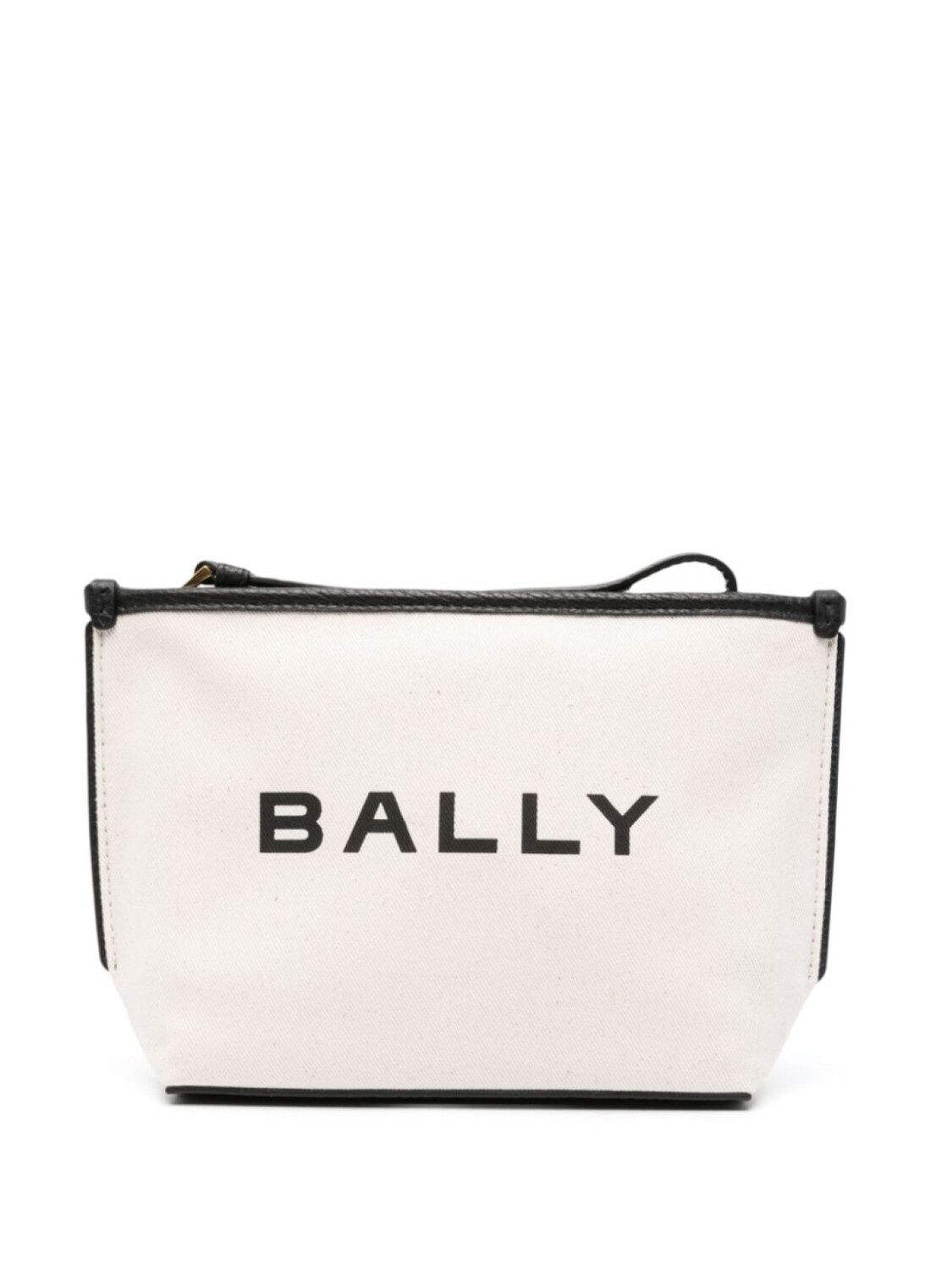

Bally клатч с логотипом, нейтральный цвет
