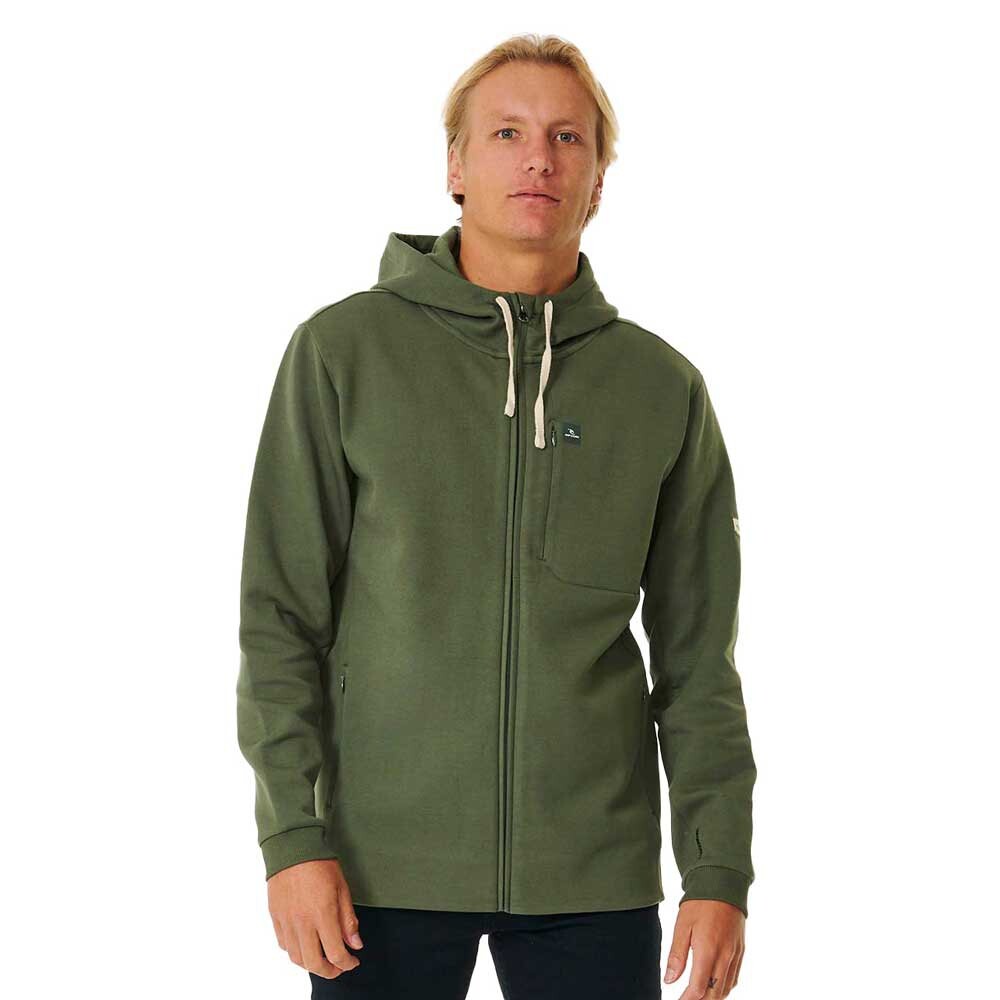 

Толстовка Rip Curl Vaporcool Full Zip, зеленый