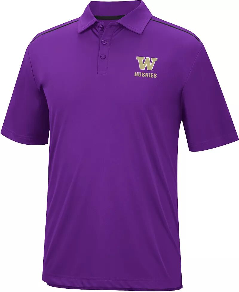 Colosseum Мужская футболка-поло Washington Huskies фиолетового цвета мужская летняя футболка темно фиолетового цвета размеры s 2xl