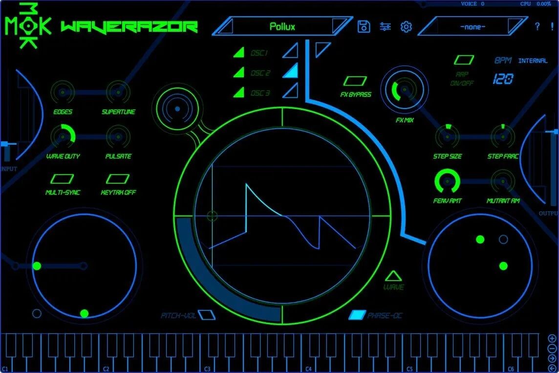 

Плагин синтезатора Tracktion Waverazor