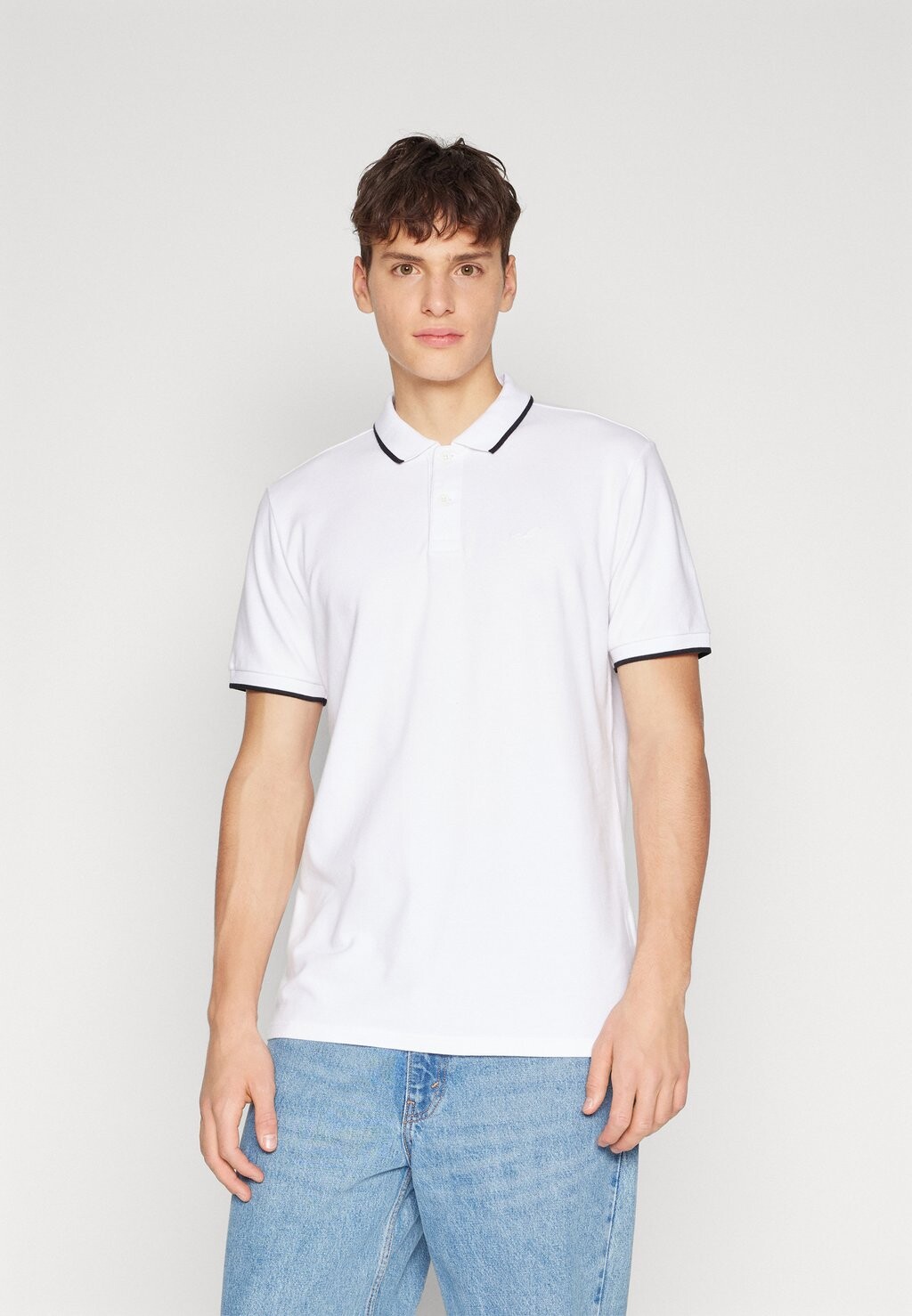 

Рубашка-поло Tipping Hollister Co., белый