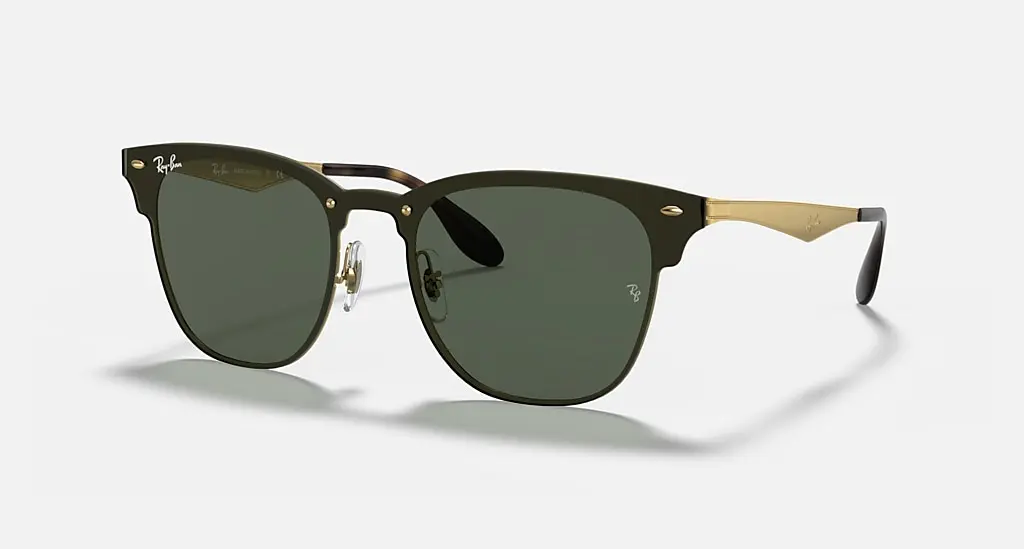 

Солнцезащитные очки Ray-Ban BLAZE CLUBMASTER, темно-зеленый