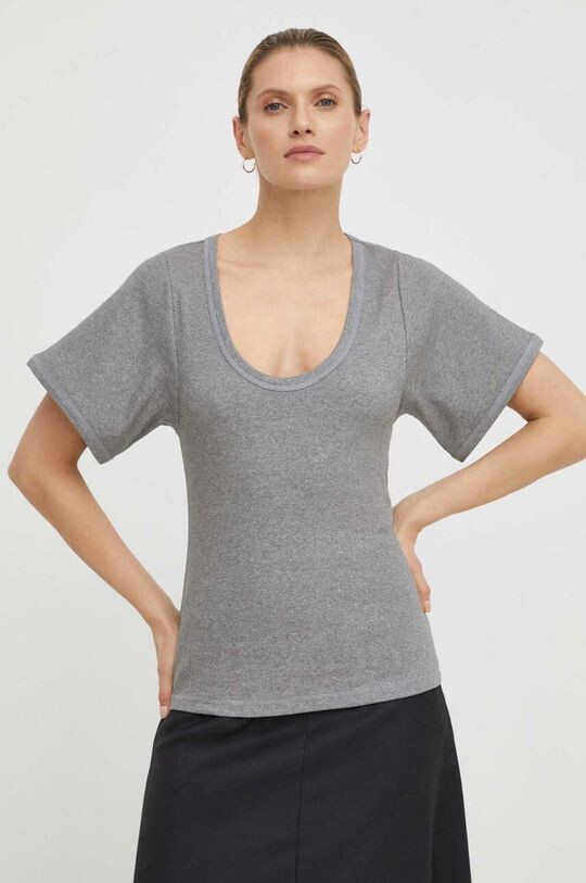 

Футболка от Malene Birger By Malene Birger, серый