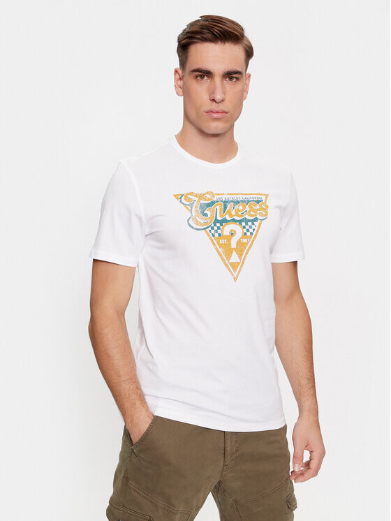 

Футболка стандартного кроя Guess, белый