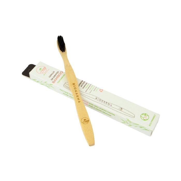 

Зубная щетка Cepillo de Dientes Bamboo Carbón Activo Biokarma, 1 unidad