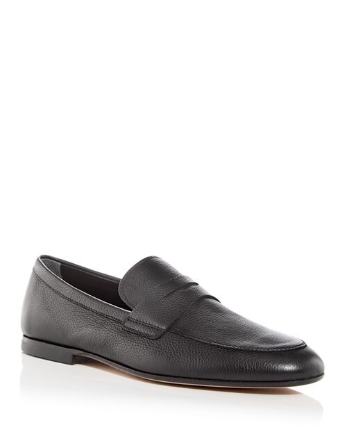 

Мужские пенни-лоферы с передником и носком Tod's, цвет Black