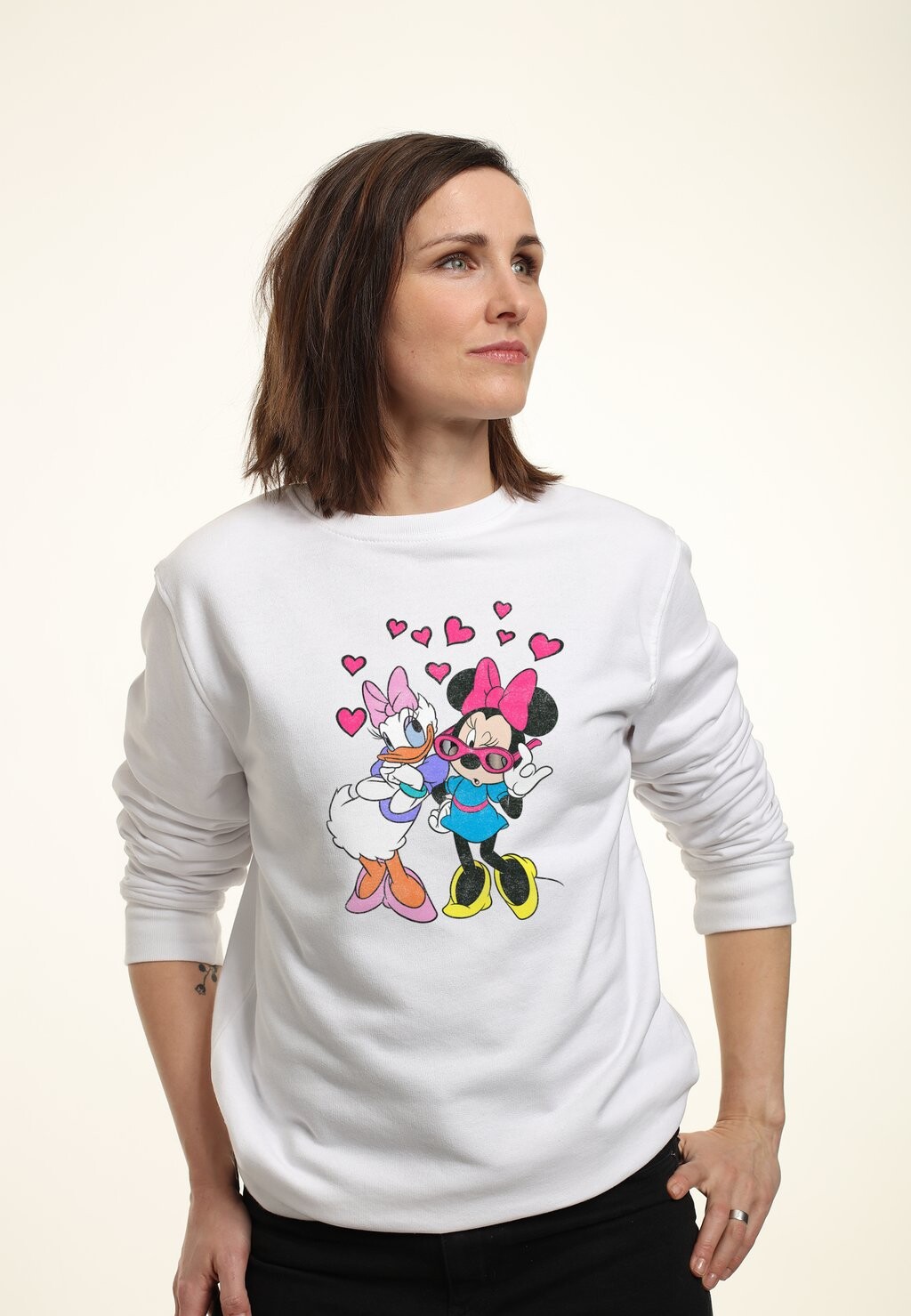 

Толстовка DISNEY CLASSIC MICKEY JUST THE GIRLS Disney, белый