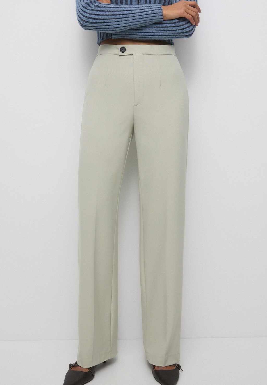 

Брюки Darted PULL&BEAR, цвет light green