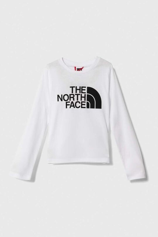 

Детская хлопковая футболка с длинными рукавами The North Face L/S EASY TEE, белый