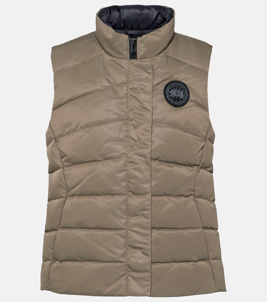 

Атласный пуховик freestyle Canada Goose, бежевый