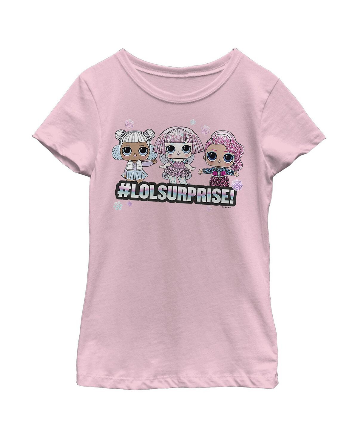 

Детская футболка L.O.L Surprise с любимыми персонажами для девочек MGA Entertainment