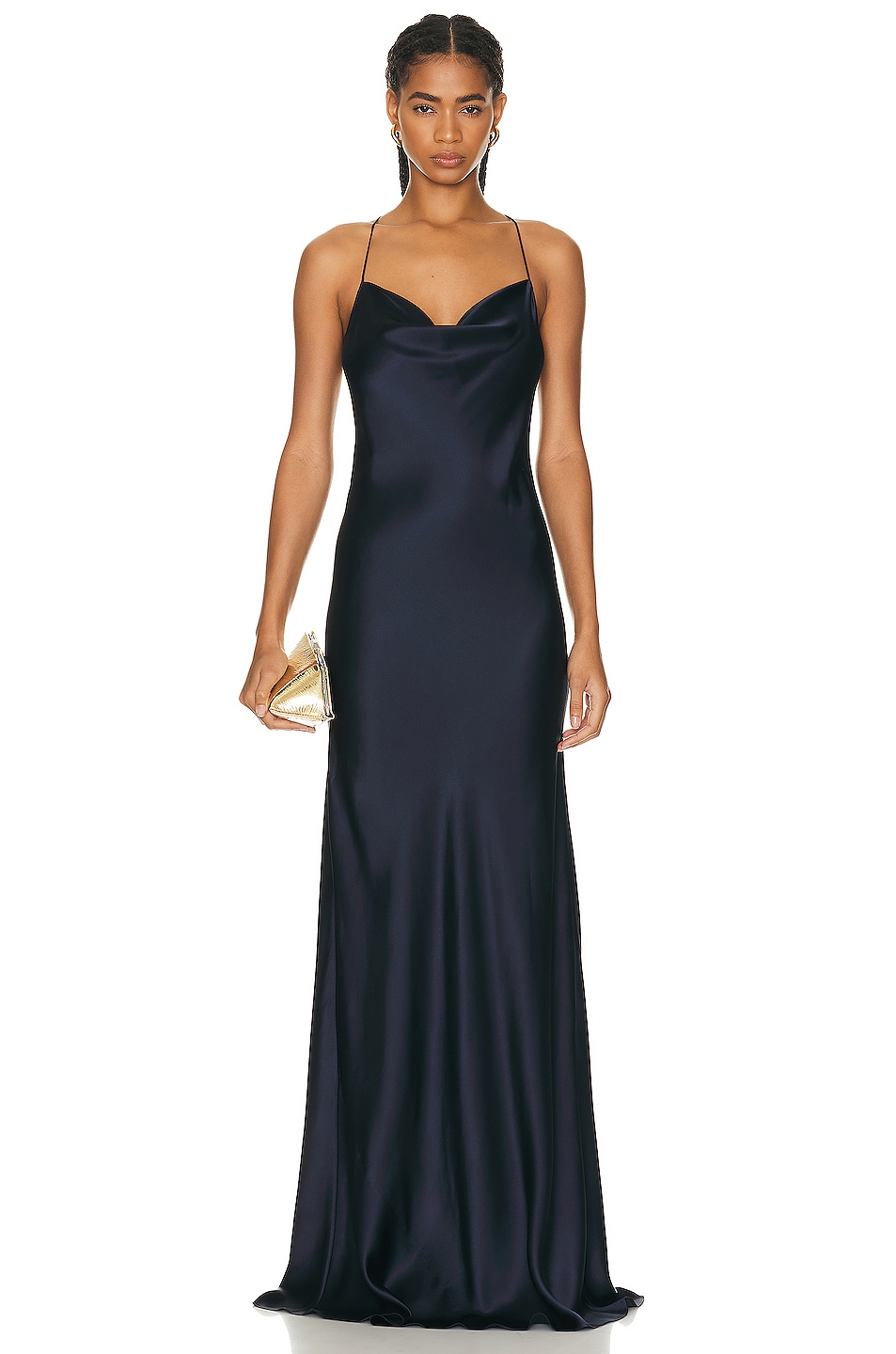 

Платье Nili Lotan Marianne Silk Gown, цвет Dark Navy