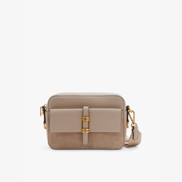 

Сумка для камеры Orla Door-Knocker из замши Reiss, коричневый
