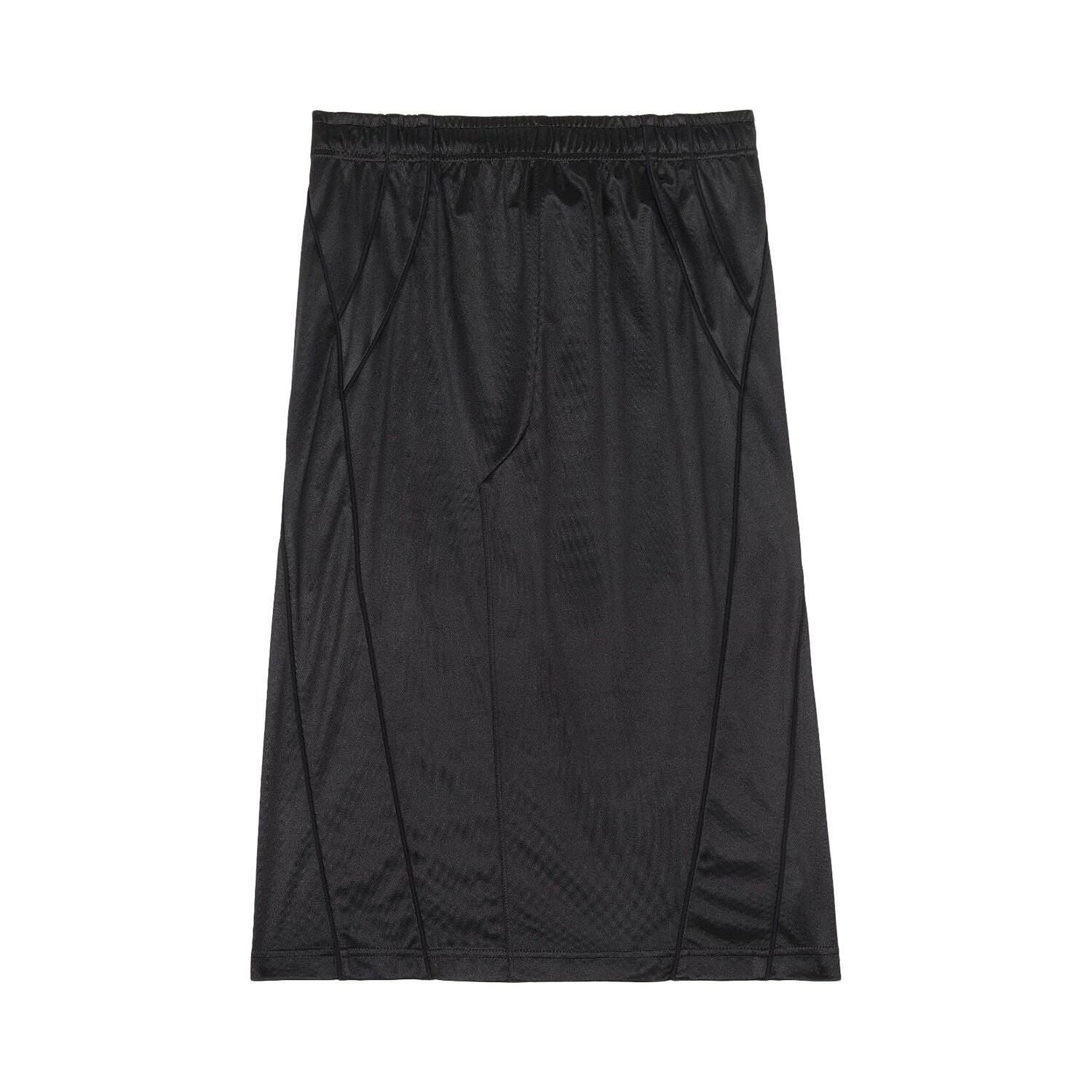 

Юбка-миди скольжения MM6 Maison Margiela, цвет Черный